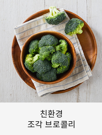 친환경 조각 브로콜리