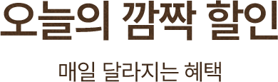 오늘의 깜짝 할인